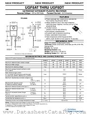 UGF8AT datasheet pdf General Semiconductor