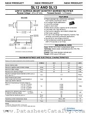 SL13 datasheet pdf General Semiconductor