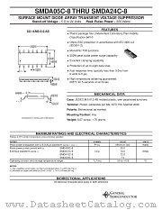 SMDA12C-8 datasheet pdf General Semiconductor