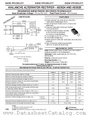 AS3524 AND AS3528 datasheet pdf General Semiconductor