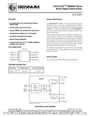 GS9007 datasheet pdf Gennum Corporation