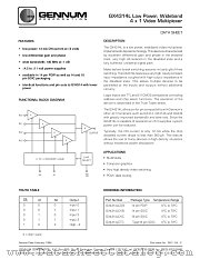GX4314L datasheet pdf Gennum Corporation