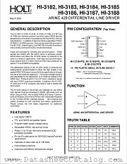HI-3186 datasheet pdf Holt Integrated Circuits