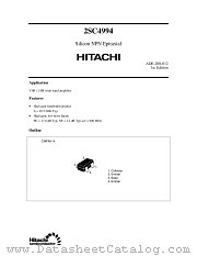 2SC4994 datasheet pdf Hitachi Semiconductor