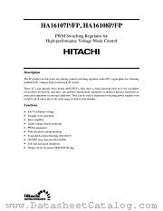 HA16108P datasheet pdf Hitachi Semiconductor