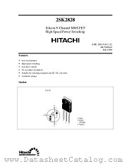 2SK2828 datasheet pdf Hitachi Semiconductor