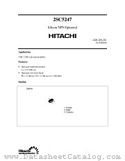 2SC5247 datasheet pdf Hitachi Semiconductor