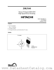 2SK3141 datasheet pdf Hitachi Semiconductor