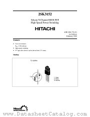 2SK3152 datasheet pdf Hitachi Semiconductor
