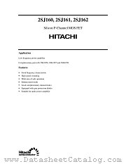 2SJ160 datasheet pdf Hitachi Semiconductor