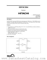 HD74UH04 datasheet pdf Hitachi Semiconductor