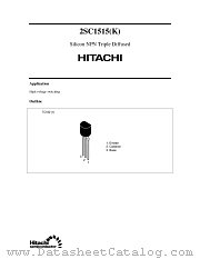 2SC1515 datasheet pdf Hitachi Semiconductor