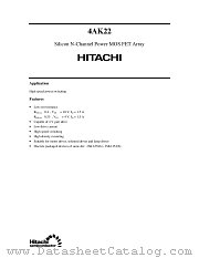 4AK22 datasheet pdf Hitachi Semiconductor