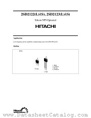 2SD2123 datasheet pdf Hitachi Semiconductor