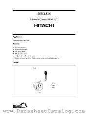 2SK1336 datasheet pdf Hitachi Semiconductor