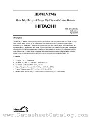 HD74LV574A datasheet pdf Hitachi Semiconductor