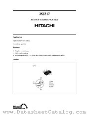 2SJ317 datasheet pdf Hitachi Semiconductor