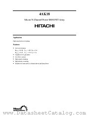 4AK18 datasheet pdf Hitachi Semiconductor