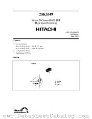 2SK3349 datasheet pdf Hitachi Semiconductor