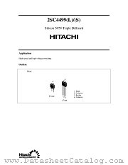 2SC4499 datasheet pdf Hitachi Semiconductor