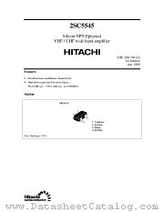 2SC5545 datasheet pdf Hitachi Semiconductor