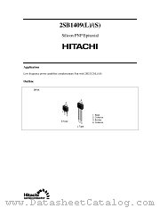 2SB1409L datasheet pdf Hitachi Semiconductor