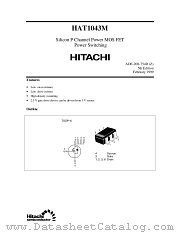 HAT1043M datasheet pdf Hitachi Semiconductor
