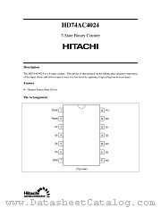 HD74AC4024 datasheet pdf Hitachi Semiconductor