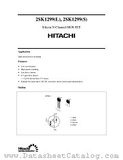 2SK1299S datasheet pdf Hitachi Semiconductor