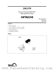 2SK3378 datasheet pdf Hitachi Semiconductor