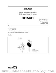 2SK3228 datasheet pdf Hitachi Semiconductor