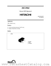 2SC4964 datasheet pdf Hitachi Semiconductor