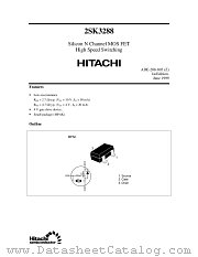 2SK3288 datasheet pdf Hitachi Semiconductor
