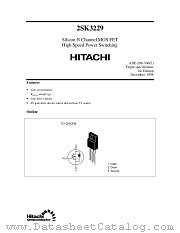 2SK3229 datasheet pdf Hitachi Semiconductor