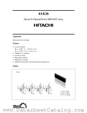4AK26 datasheet pdf Hitachi Semiconductor