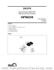 2SK2978 datasheet pdf Hitachi Semiconductor
