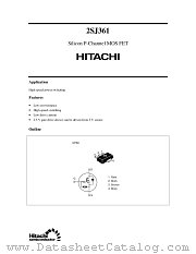 2SJ361 datasheet pdf Hitachi Semiconductor