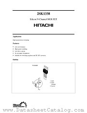 2SK1338 datasheet pdf Hitachi Semiconductor