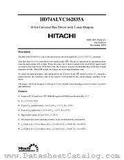 HD74ALVC162835A datasheet pdf Hitachi Semiconductor