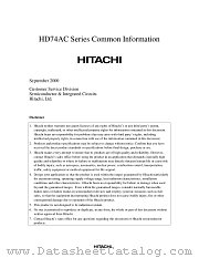HD74AC datasheet pdf Hitachi Semiconductor
