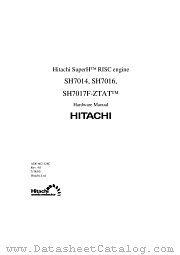 SH7014 SH7016 SH7017F-ZTAT datasheet pdf Hitachi Semiconductor