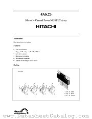 4AK23 datasheet pdf Hitachi Semiconductor