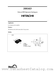 2SD2423 datasheet pdf Hitachi Semiconductor