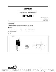2SD2256 datasheet pdf Hitachi Semiconductor