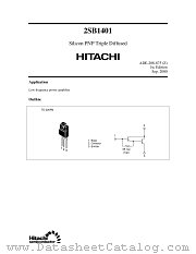 2SB1401 datasheet pdf Hitachi Semiconductor