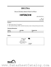 HSU276A datasheet pdf Hitachi Semiconductor