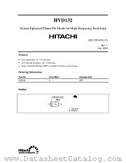 HVD132 datasheet pdf Hitachi Semiconductor