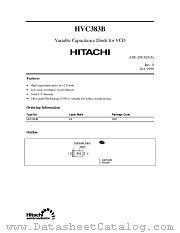 HVC383B datasheet pdf Hitachi Semiconductor