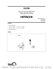 2SJ588 datasheet pdf Hitachi Semiconductor
