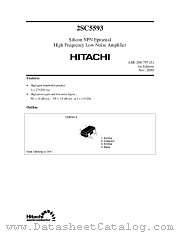 2SC5593 datasheet pdf Hitachi Semiconductor